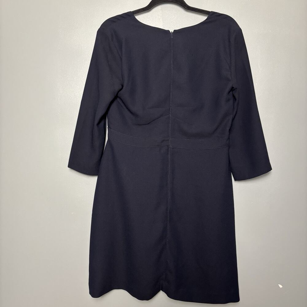 NWT Banana Republic Women’s Navy Dress Mid Length Blue New Size 4 Party Outfit - Picture 5 of 9